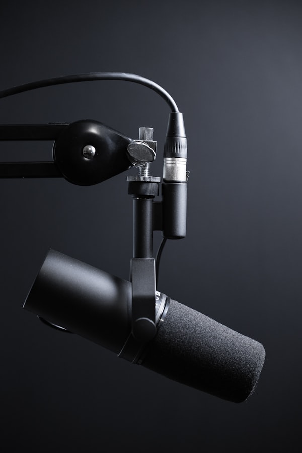 Enregistrement d'une émission de podcast